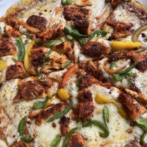 CHICKEN SUYA PIZZA